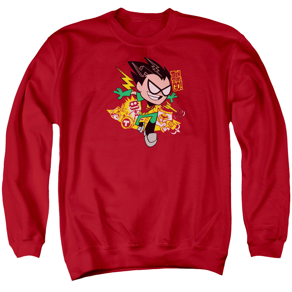 Men's Teen Titans Go! Robin Crewneck Sweatshirt product image 1