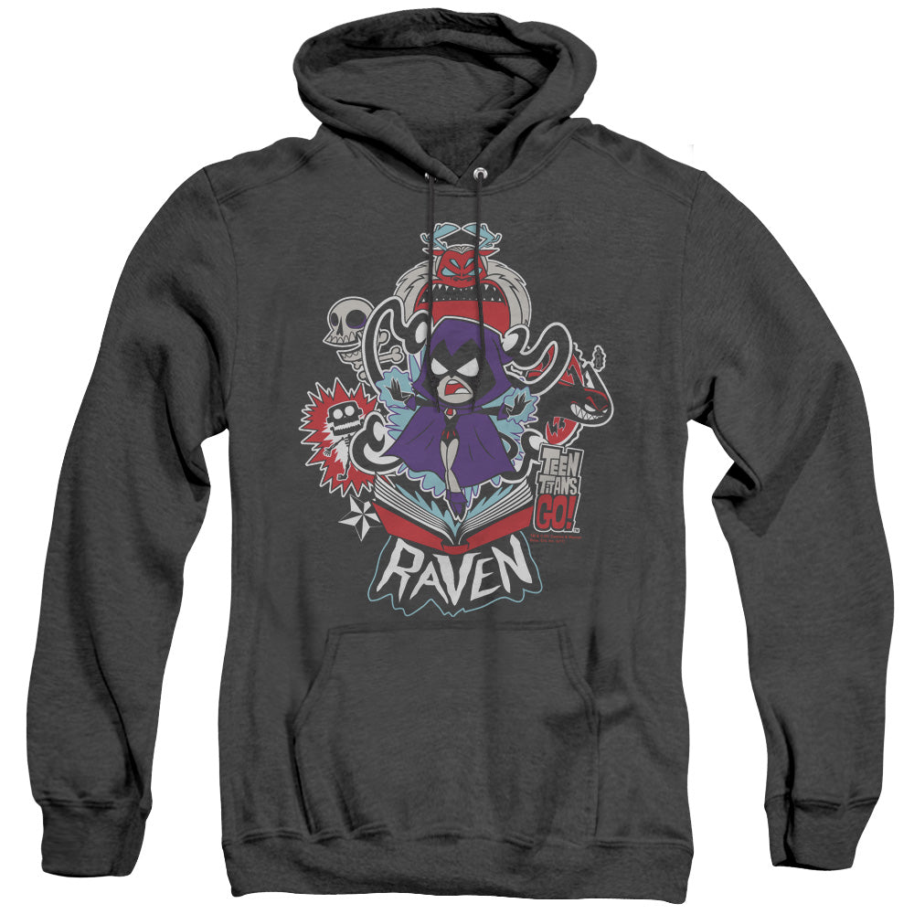 Men's Teen Titans Go! Raven Heather Pullover Hoodie product image 1