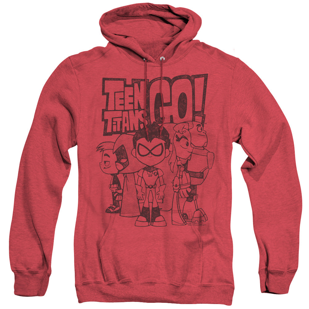 Men's Teen Titans Go! Team Up Heather Pullover Hoodie product image 1