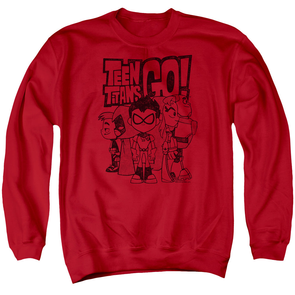 Men's Teen Titans Go! Team Up Crewneck Sweatshirt product image 1
