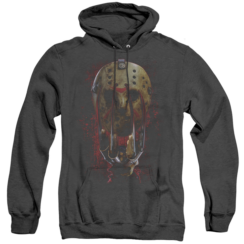 Men's Freddy Vs Jason Claws Heather Pullover Hoodie product image 1