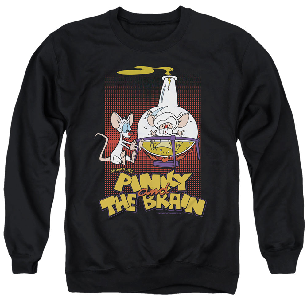 Men's Pinky And The Brain Lab Flask Crewneck Sweatshirt product image 1