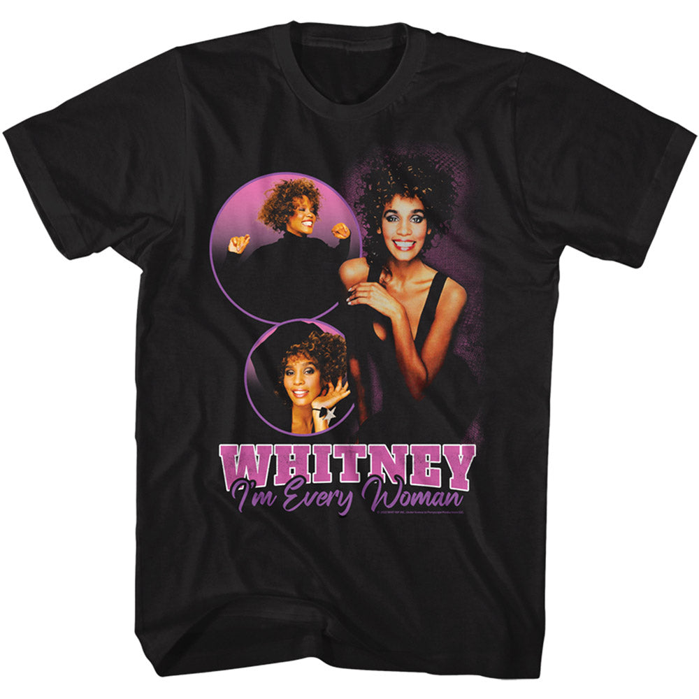 Whitney Houston I'm Every Woman Collage T-Shirt product image 1