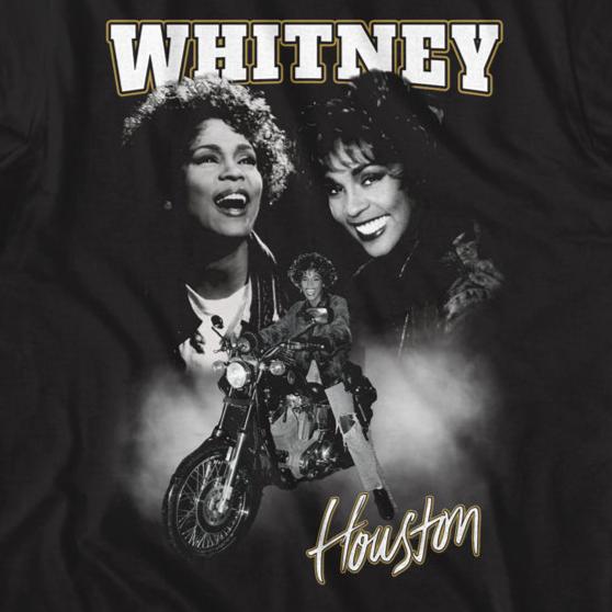Whitney Houston Motorcycle Collage T-Shirt product image 2