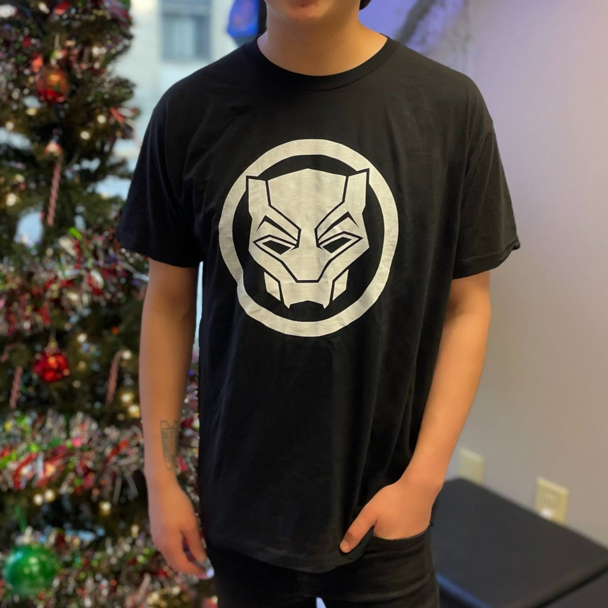 Men's Marvel Black Panther Wakanda Forever Sigil Clear product image 2